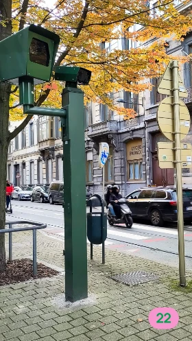Flitspaal Haachtsesteenweg