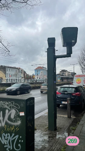 Flitspaal Nieuwpoortlaan